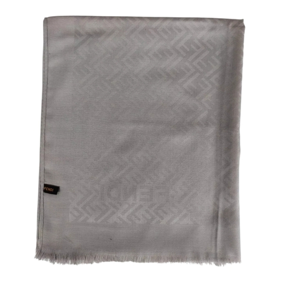 🏅Fendi Zucca Silk & Cashmere Shawl🎗+GIFT(copy) - Picture 4 of 8